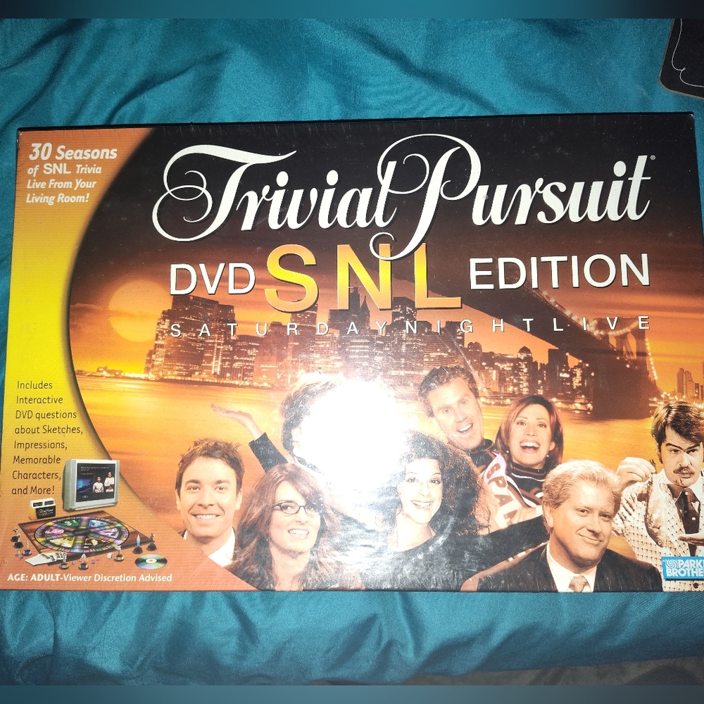 Trivial Pursuit DVD SNL Edition 30 Seasons Of SNL Trivia Parker Bros NEW…